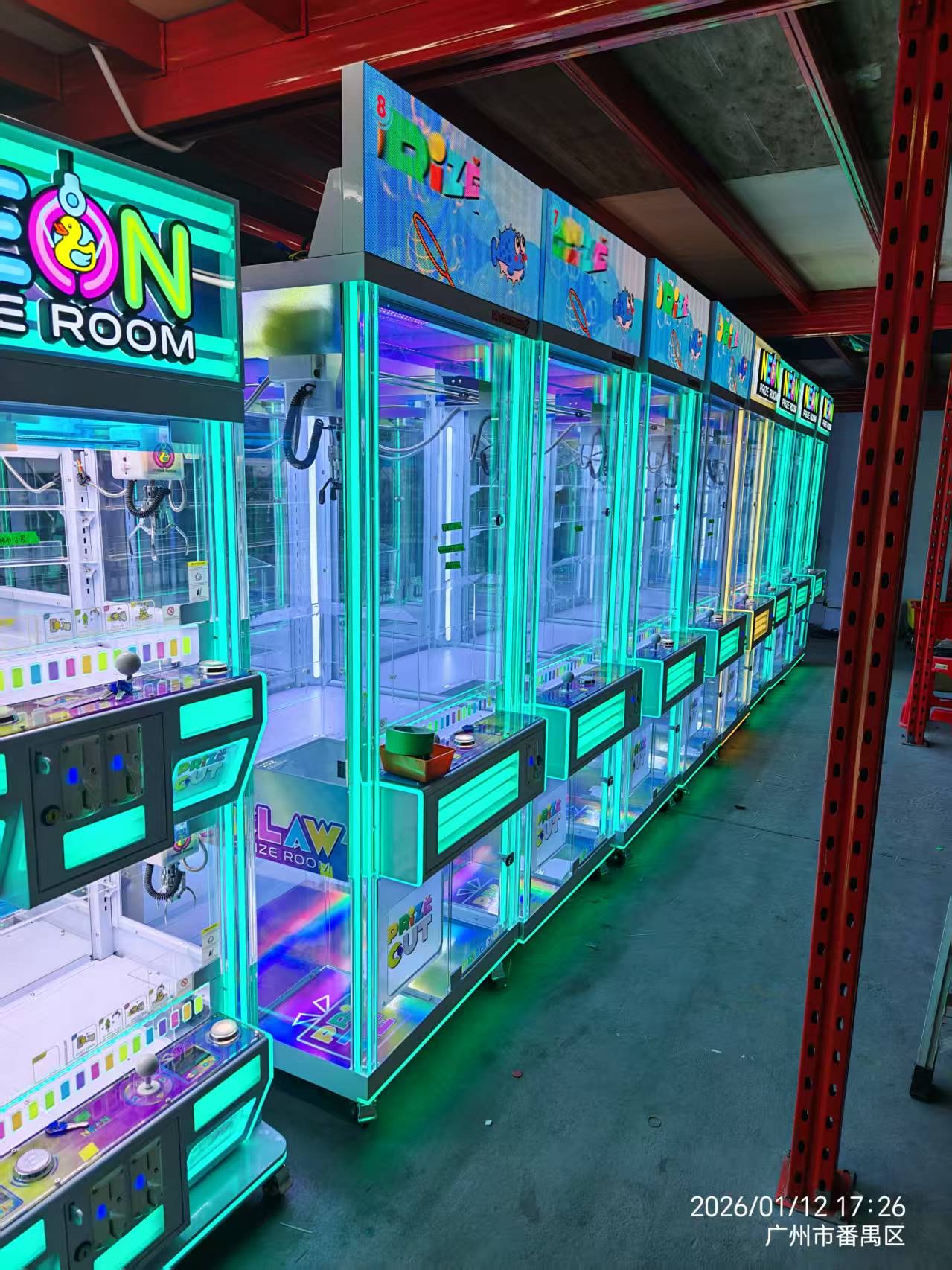 Arcade and FEC claw machines